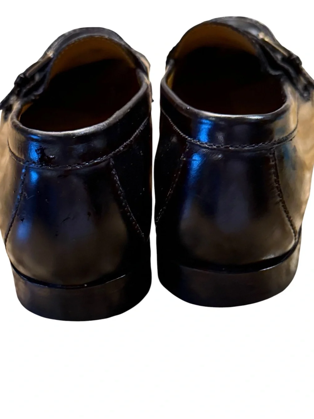 Cole Haan Men’s 10.5 Classic Black Leather Kiltie Loafers Nike Air